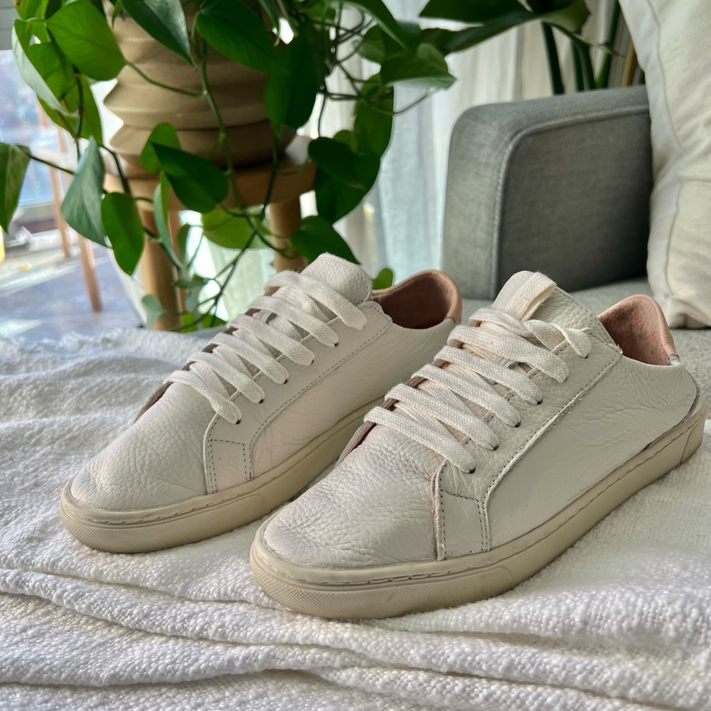 White Leather Sneakers